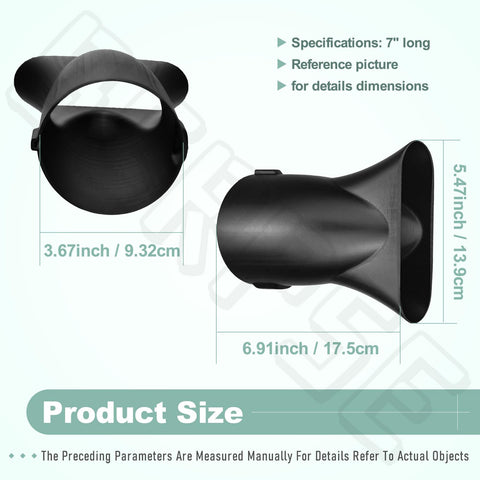 BERPSE flat nozzle for Worx WG546 enhances directed airflow during yard work