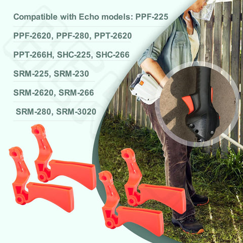 BERPSE four-pack throttle triggers simplify field maintenance for Echo tools.