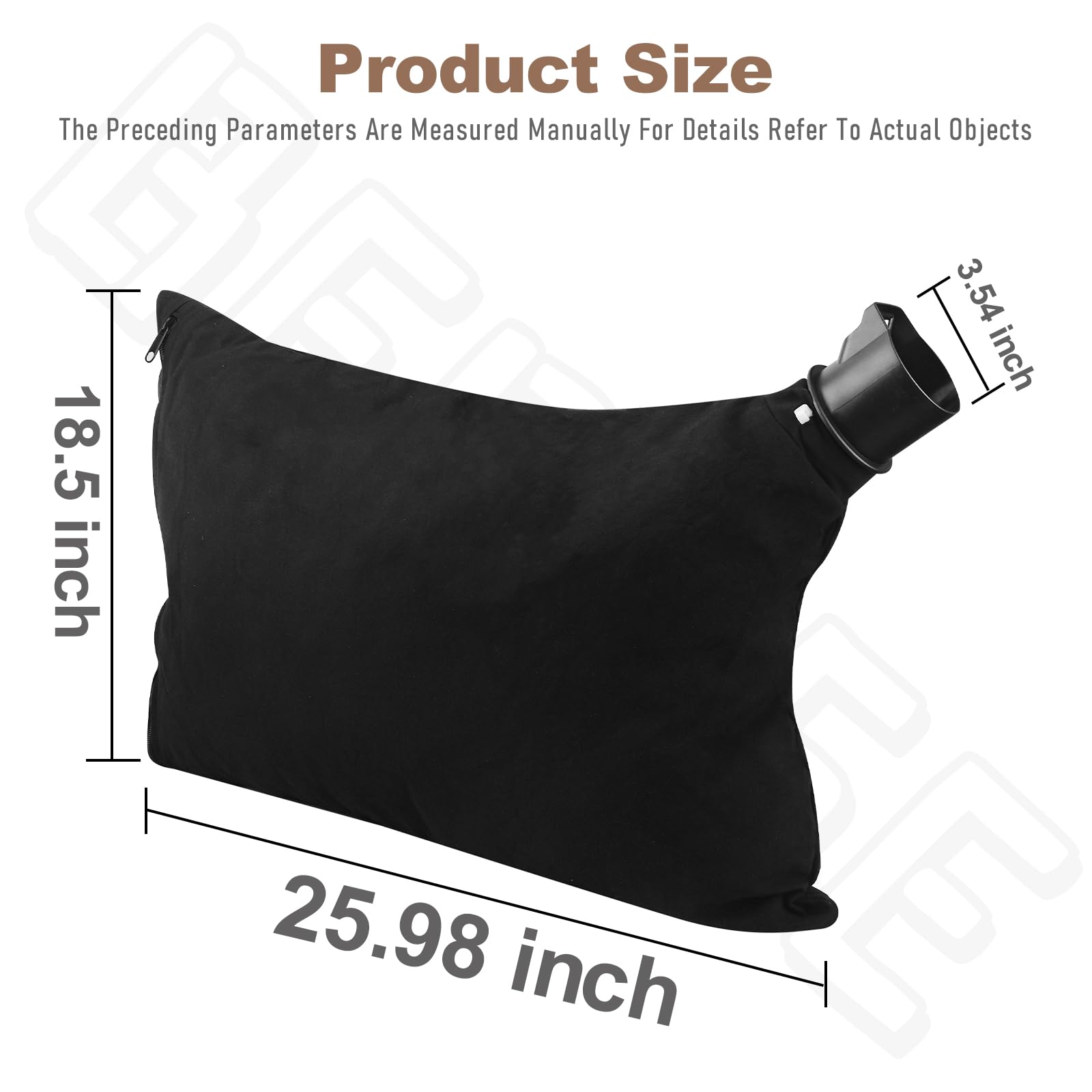 BERPSE shoulder bag side zipper design stays secure during use.