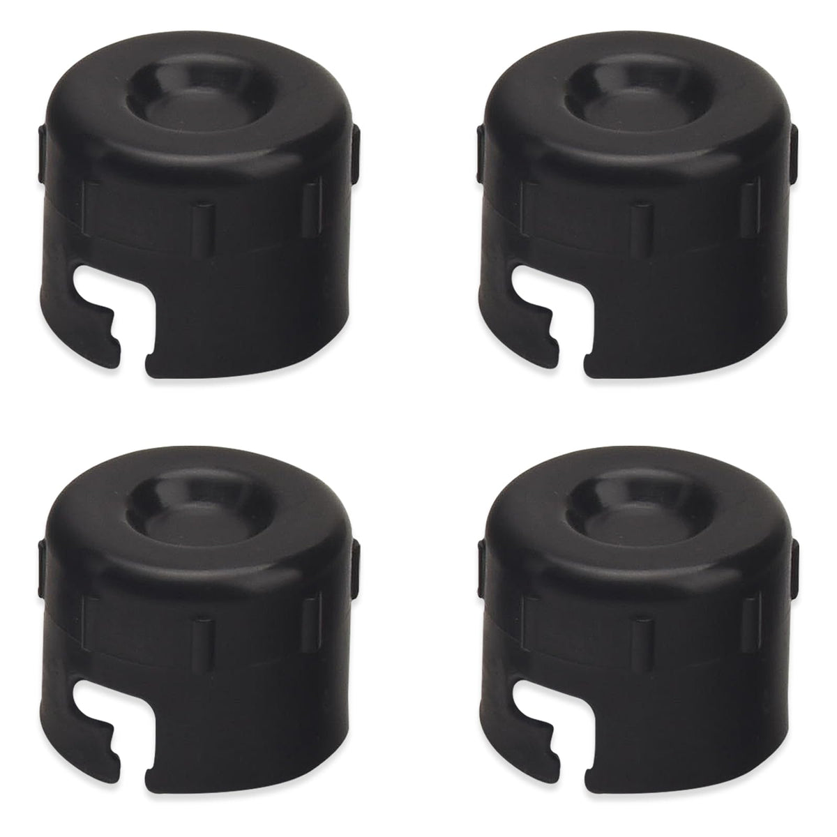 BERPSE M144897 drain plug tube cap four-pack for quick lawn tractor maintenance.