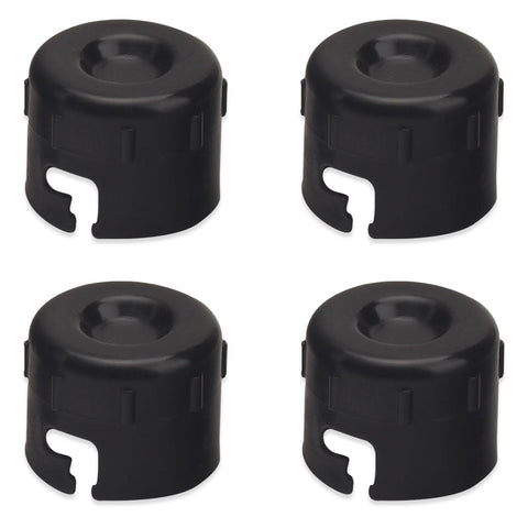 BERPSE M144897 drain plug tube cap four-pack for quick lawn tractor maintenance.