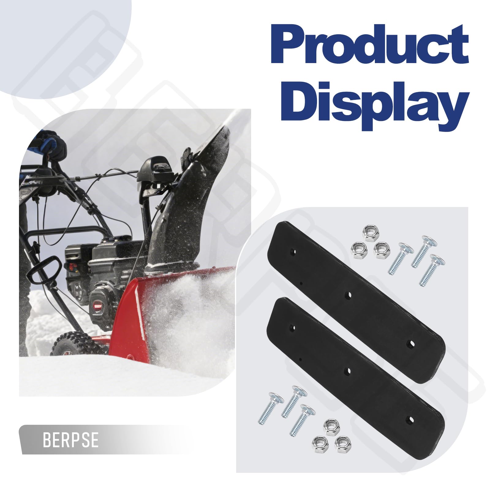 BERPSE multi-model compatibility confirms fit for Toro 724 and 824 snowthrowers.