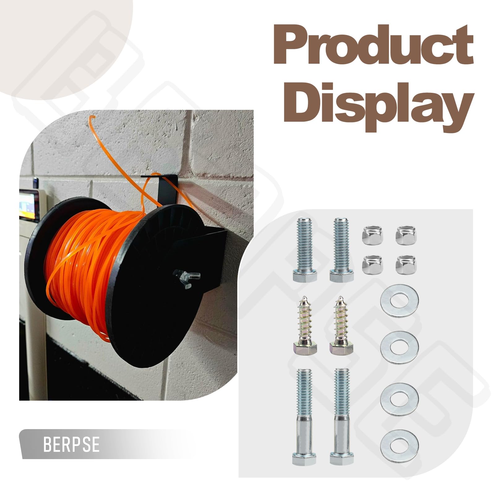 BERPSE rust-resistant black powder coat protects against the elements.