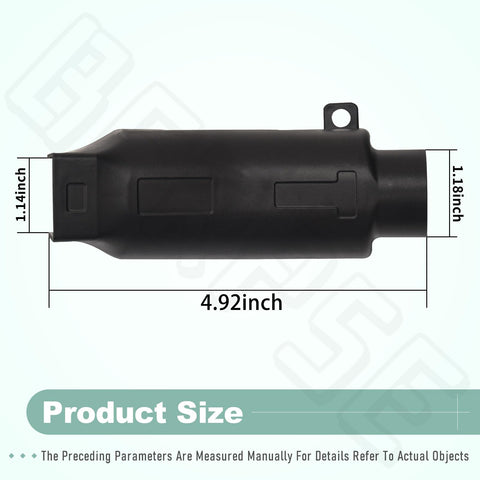 BERPSE sleeve-oil-drain-sleeve attached to a tractor for quick, mess-free drainage