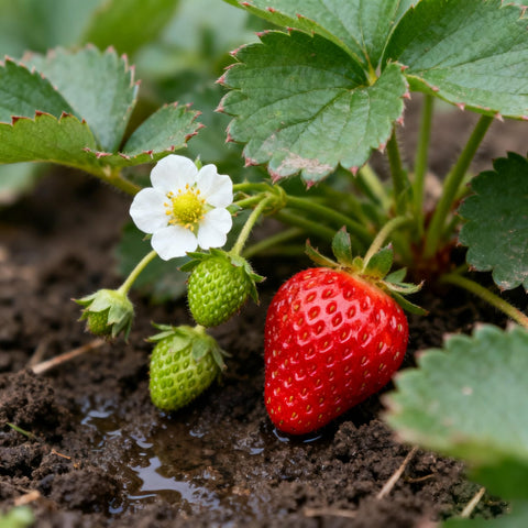 Berry Seed Kit sunlit patio garden—illustrates quick-start cultivation in containers.