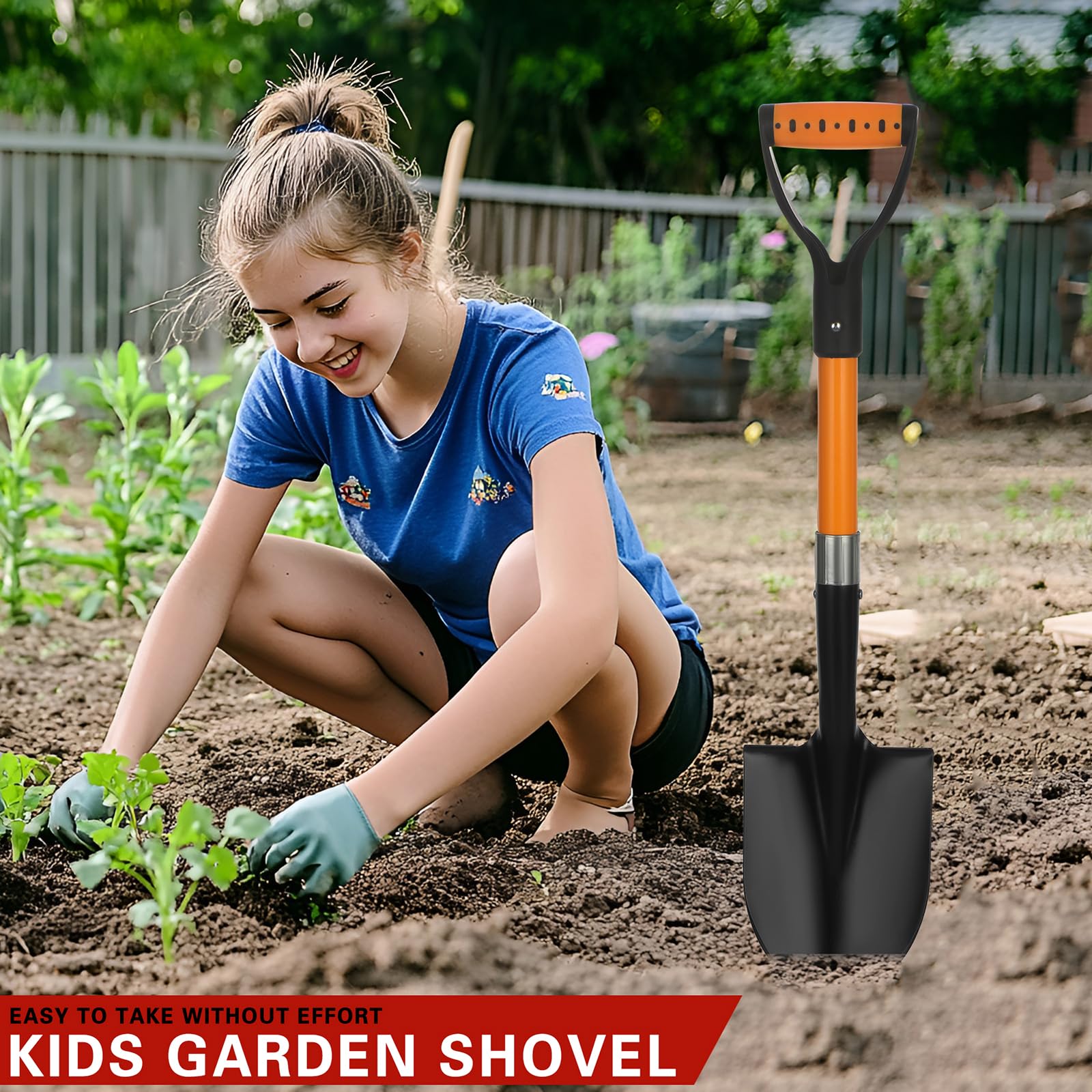 BERSCIT shovel in car emergency kit supports quick roadside digging.