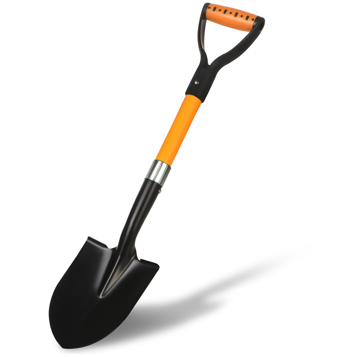BERSCIT 28-Inch Mini Garden Shovel with fiberglass handle enables light, precise digging.