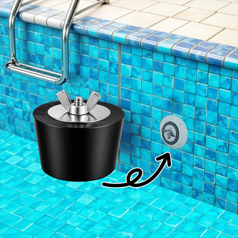 BESARME pool plug designed for outdoor winter use
