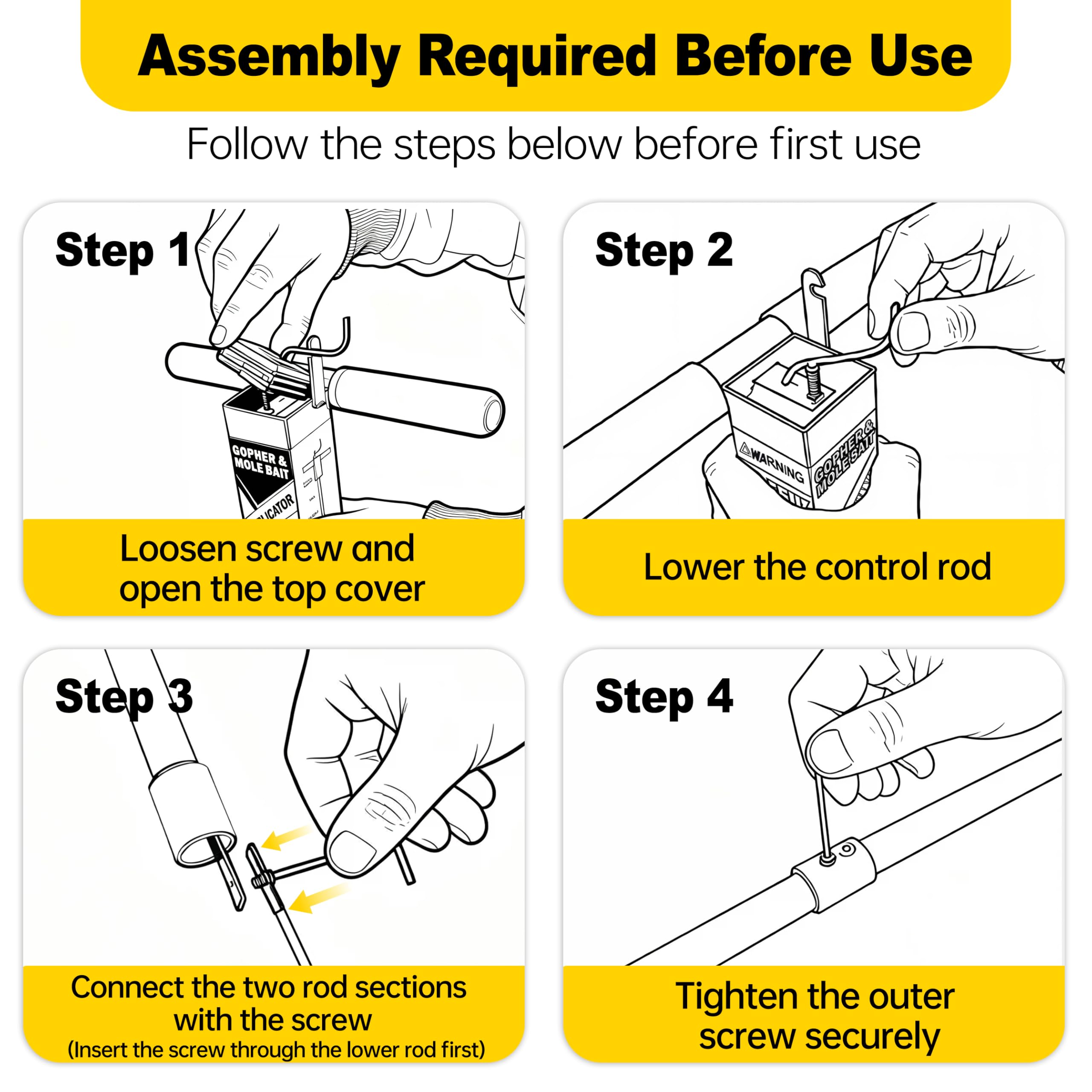 Beseetop tool in action on a healthy, pest-free yard.