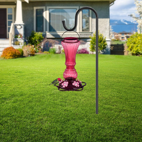 Beserie hummingbird feeder foldable perches storage supports compact storage.