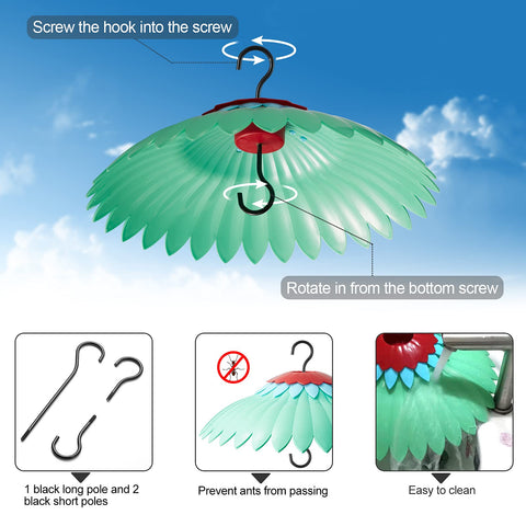 Beserie Weather Guard keeps seeds dry and shade-protected in sunny outdoor conditions.