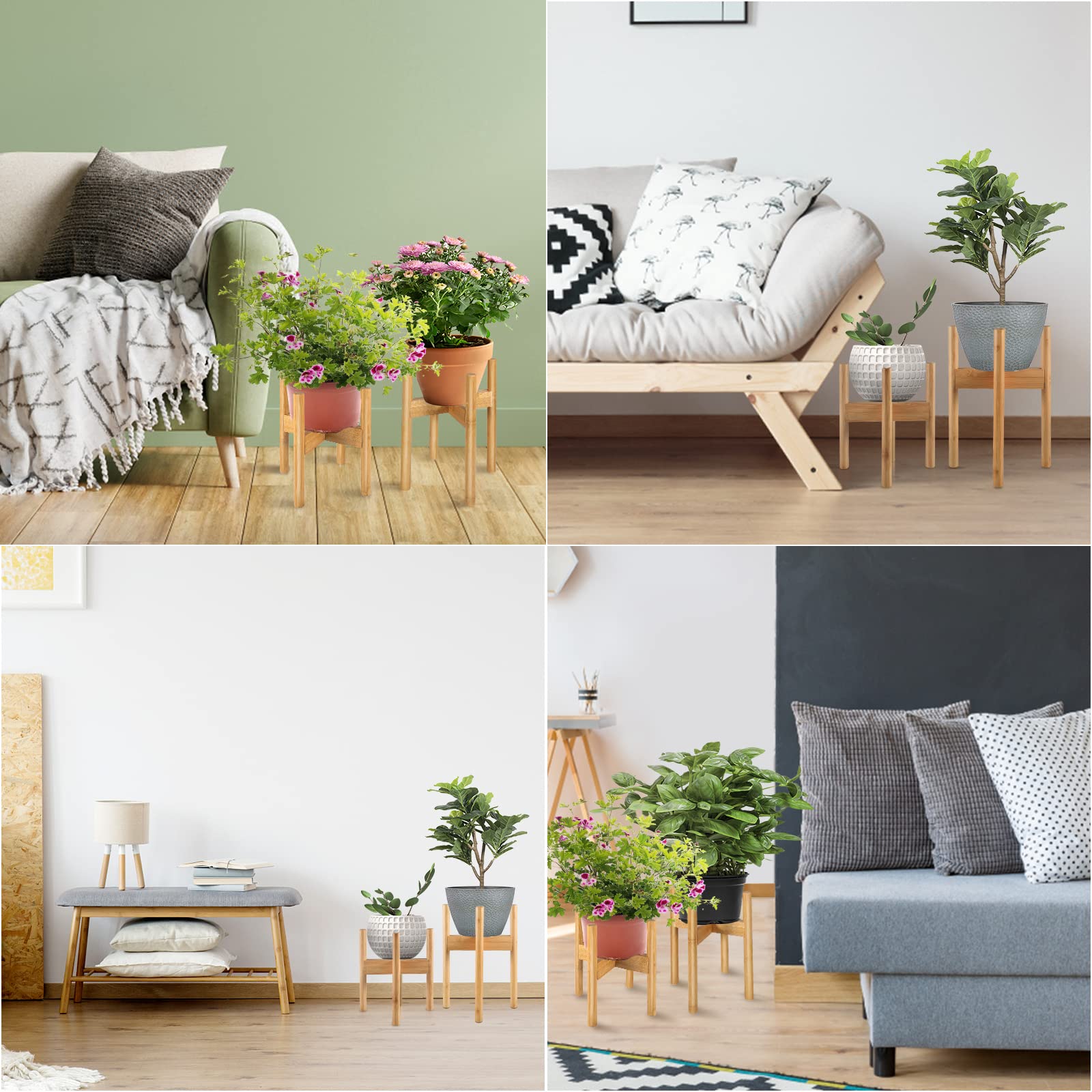 BESHOF floor pads protect floors and stabilise indoor plants.