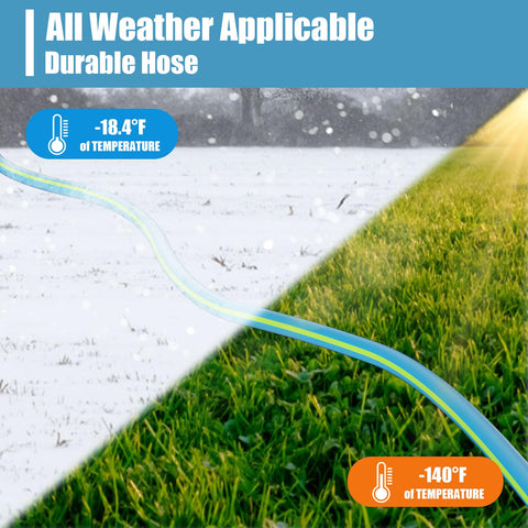 Besiter all-weather hose withstands cold and heat for year-round use.