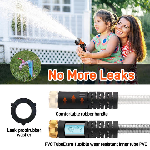 Besiter dog-proof hose end cap protects the hose from pets nibbling.