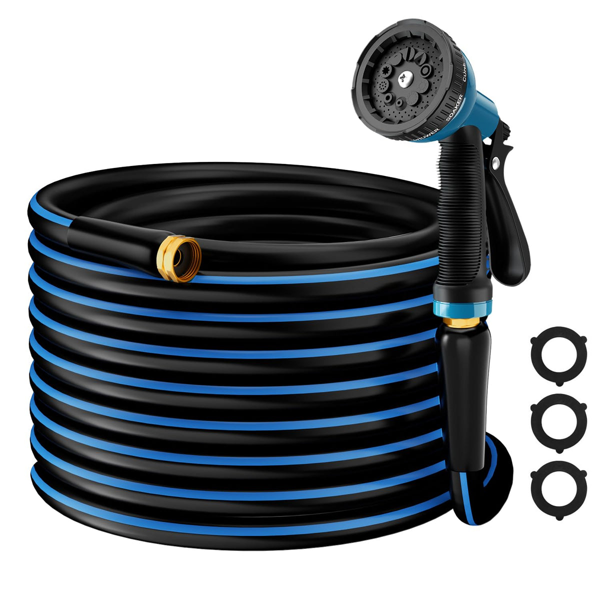 Besiter heavy-duty 50ft hose extended reach for efficient watering
