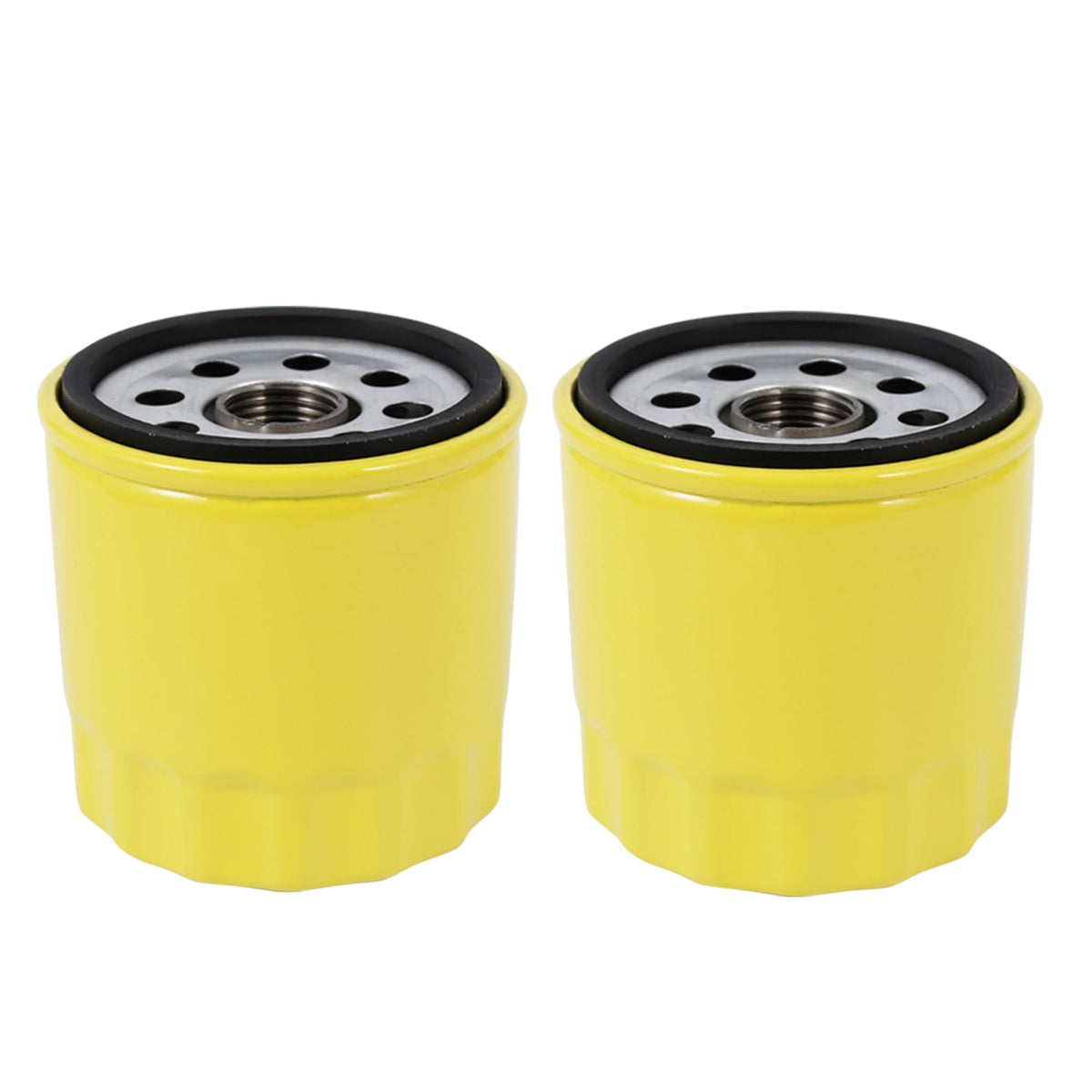 Besnor oil filter pack front view for Kohler engines, enhances filtration while mowing.