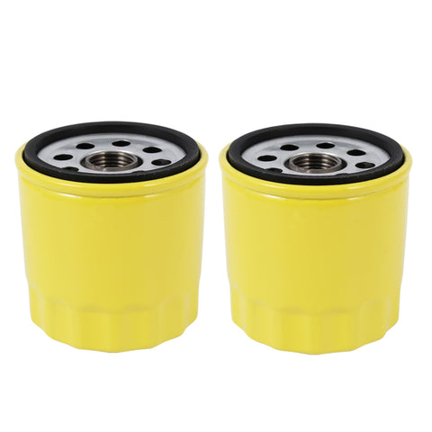 Besnor oil filter pack front view for Kohler engines, enhances filtration while mowing.