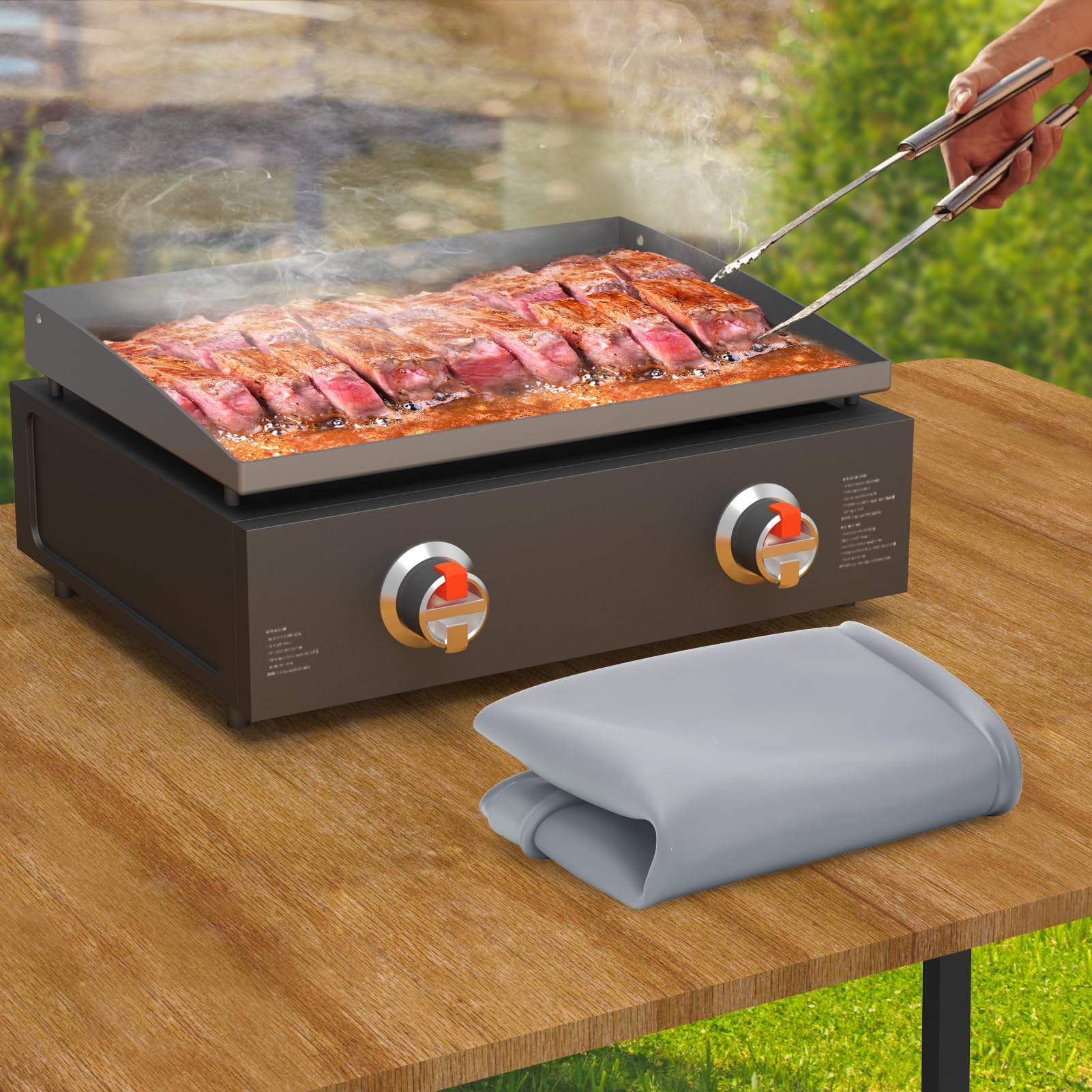 BESSIO all-season griddle care keeps your Blackstone ready.