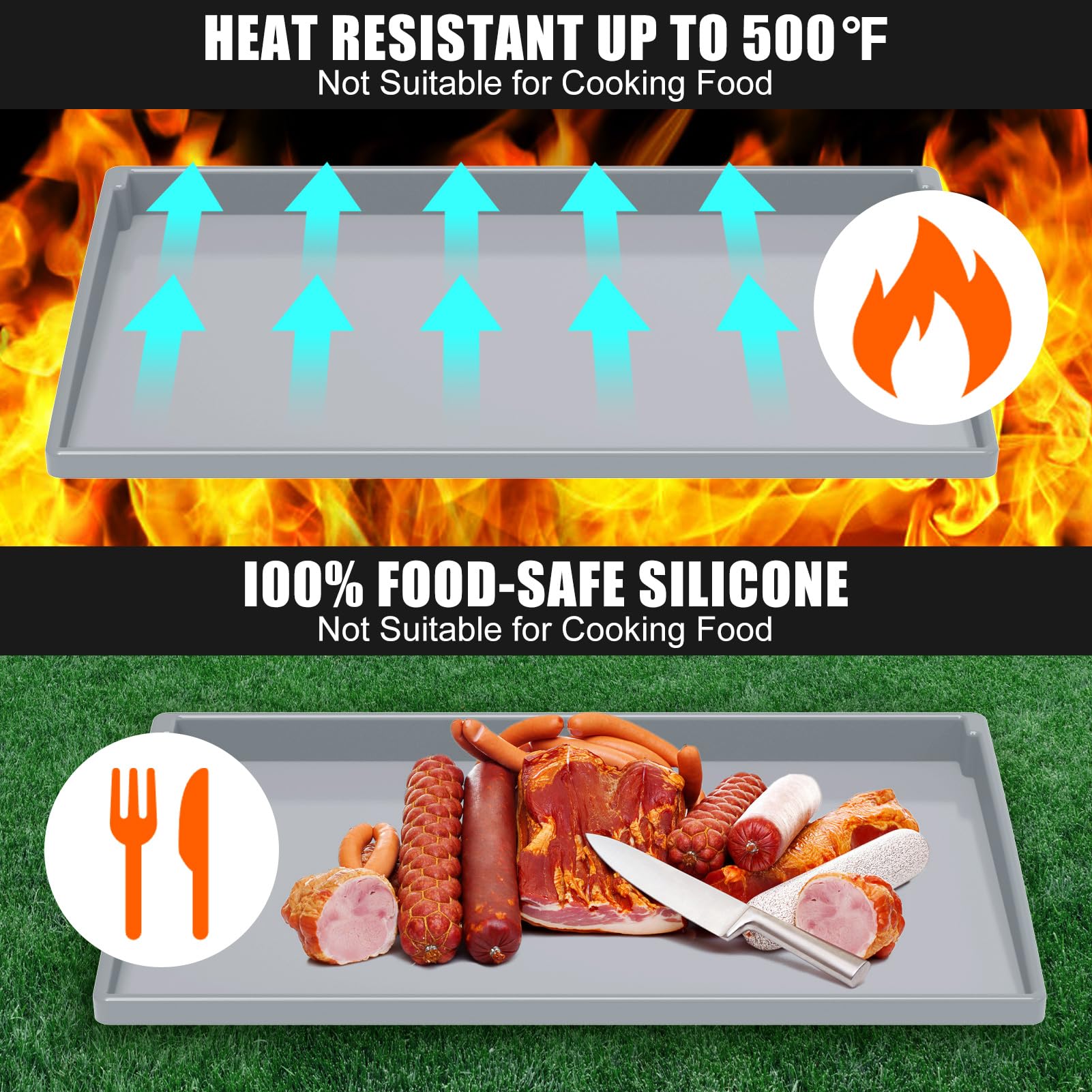 BESSIO durable Blackstone griddle cover maintains a clean cooking area