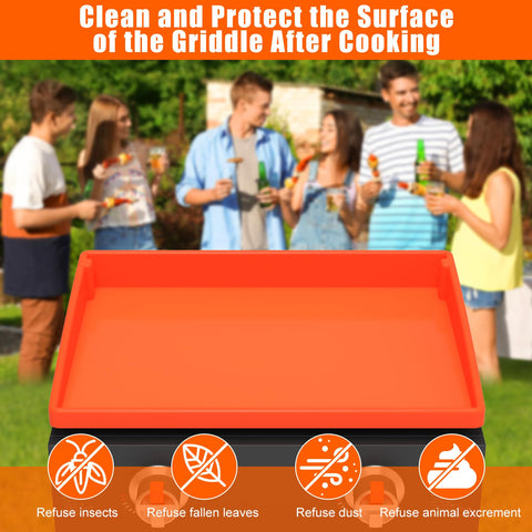 BESSIO full-coverage design shields griddle corners from debris and weather exposure.
