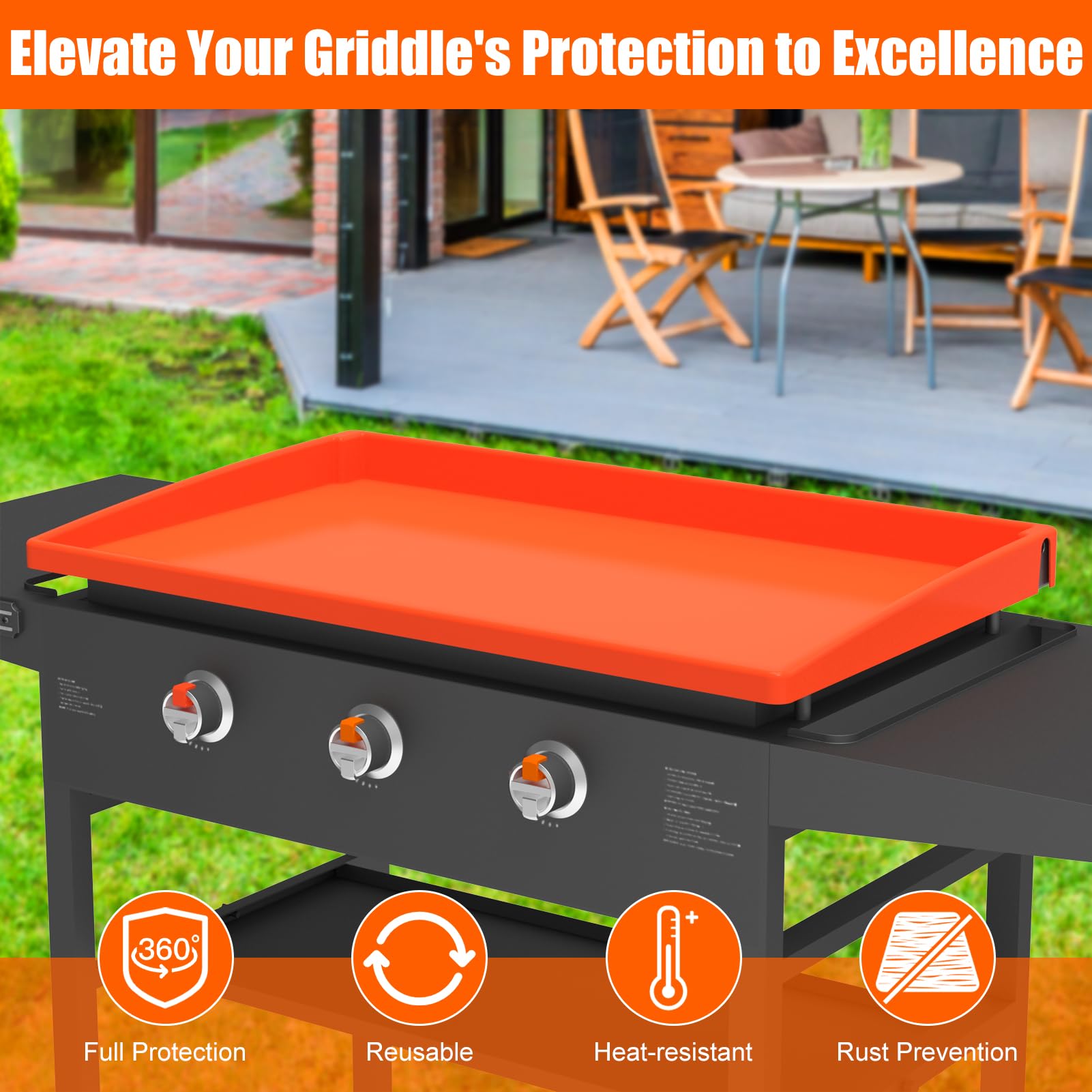BESSIO easy-clean surface cleans quickly with soap or in a dishwasher