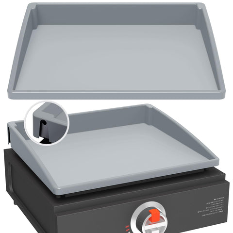 BESSIO silicone griddle mat cover 17in fits snugly and protects surface.