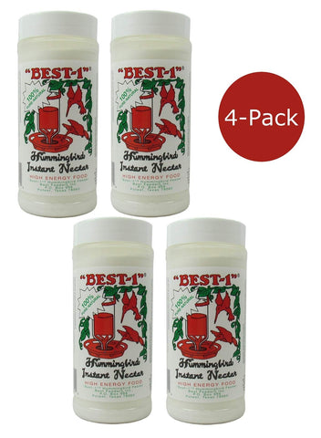 Best-1 Original Nectar Powder jar demonstrates quick blending for fresh nectar.