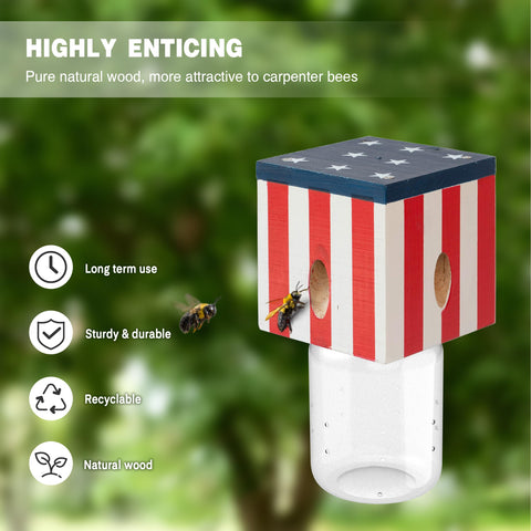 Best Bee Trap nature-hanging-trap showcases hanging design for easy outdoor setup.