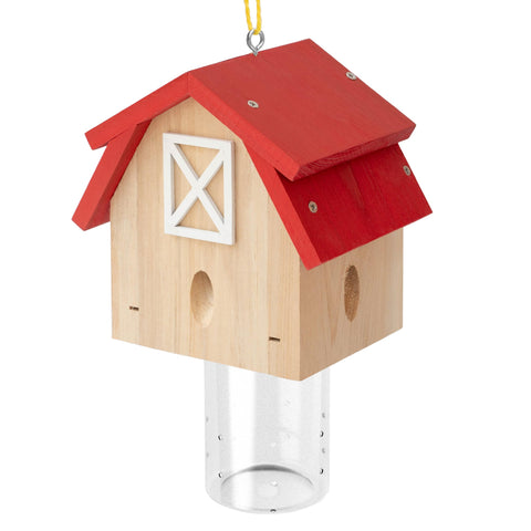 Best Bee Trap carpenter bee trap outdoors in red barn style protects wood from damage
