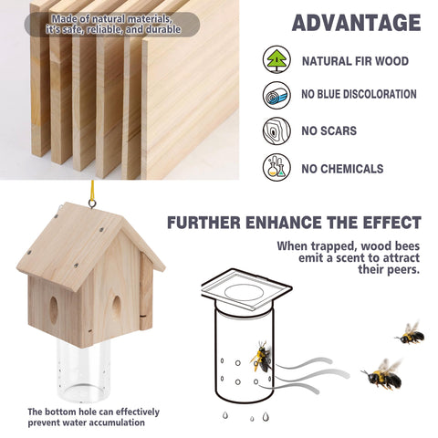 Best Bee Trap removable vault pictured for quick access during maintenance and bait replacement