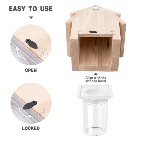 Best Bee Trap durable hardware reinforces long-lasting use.