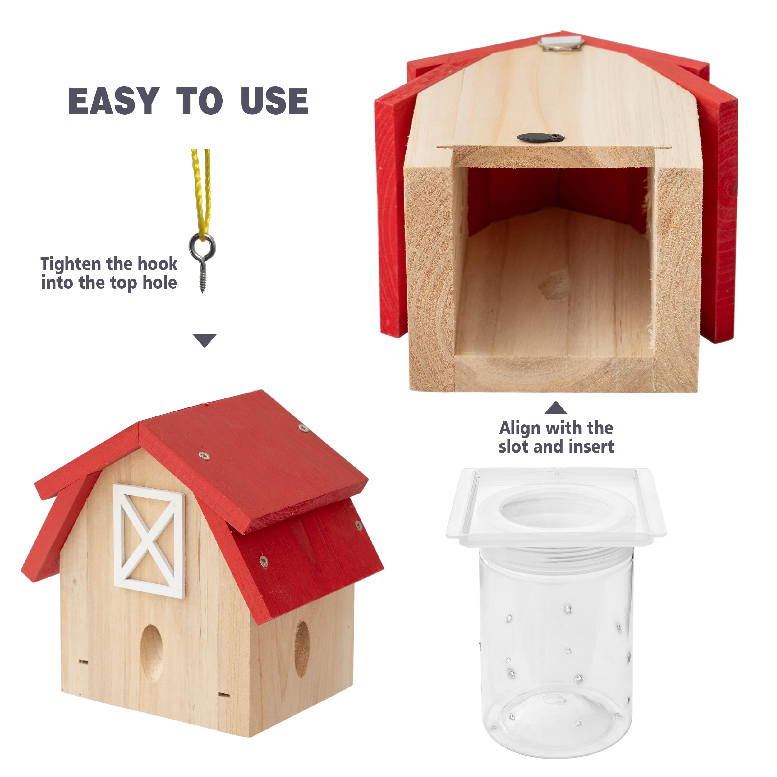 Best Bee Trap south-facing hanging location on wooden structure