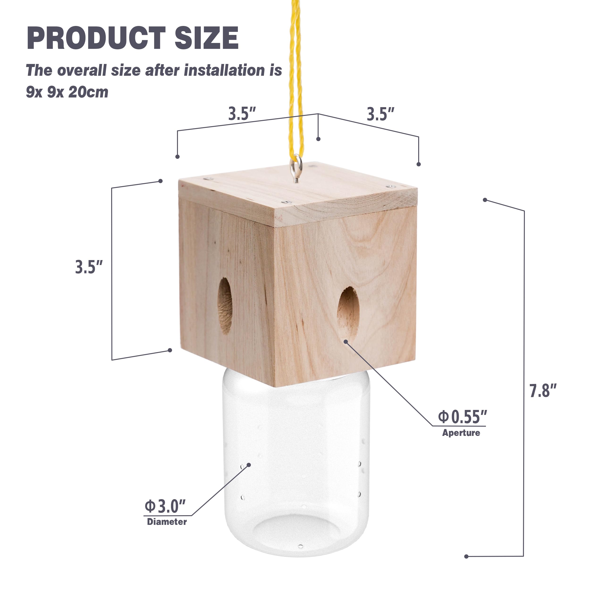 Best Bee Trap kit with hanging hardware and trap components for deployment.