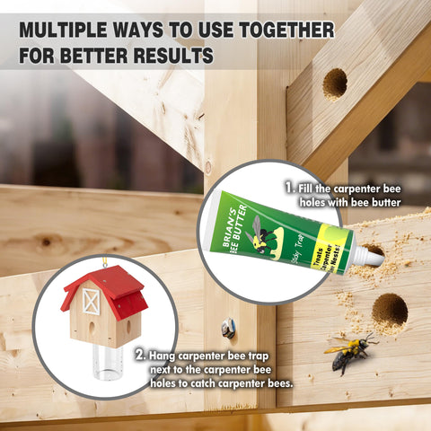 Best Bee Trap hang 5-7 ft high in sunny spot for optimal activity