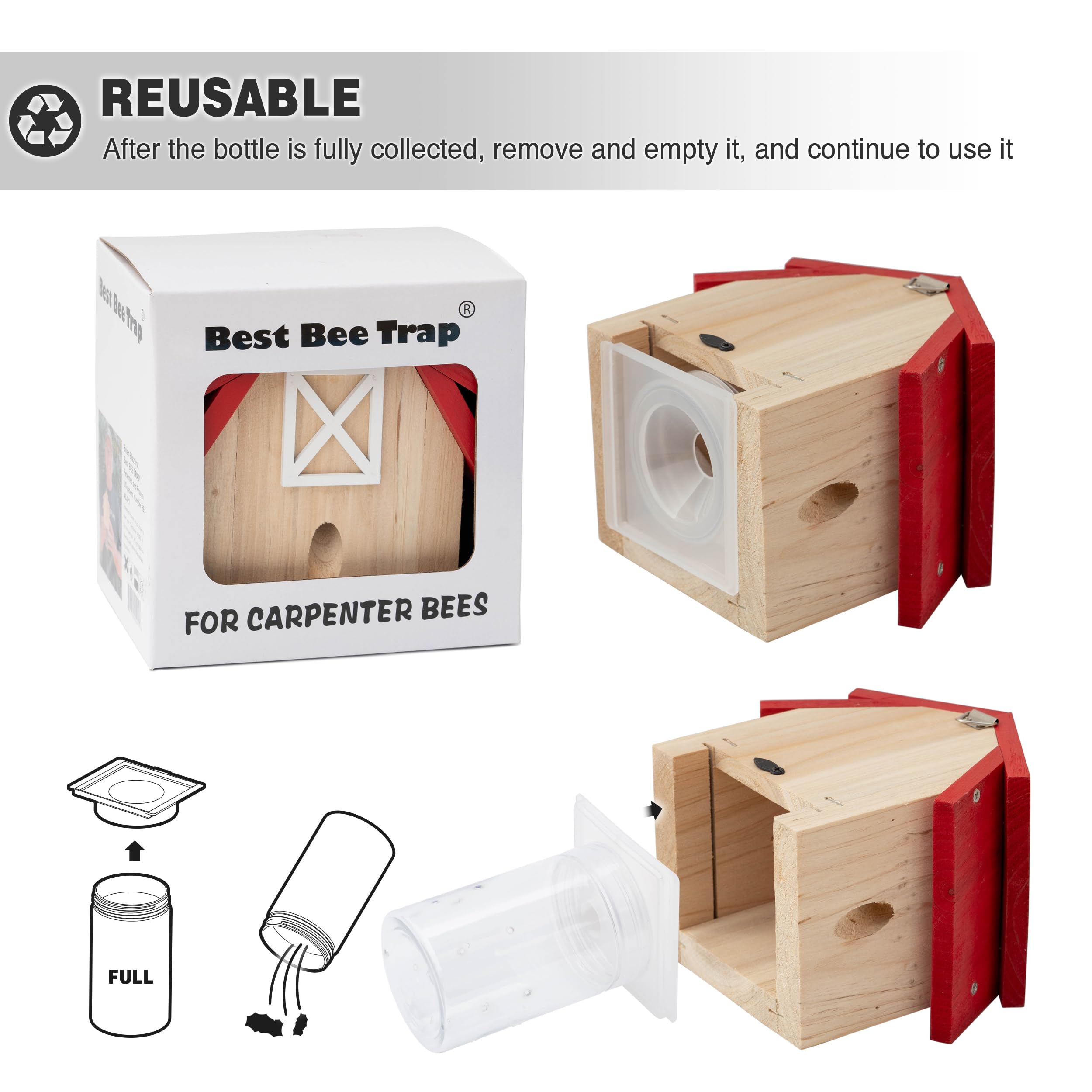 Best Bee Trap troubleshooting tip reposition traps for better results