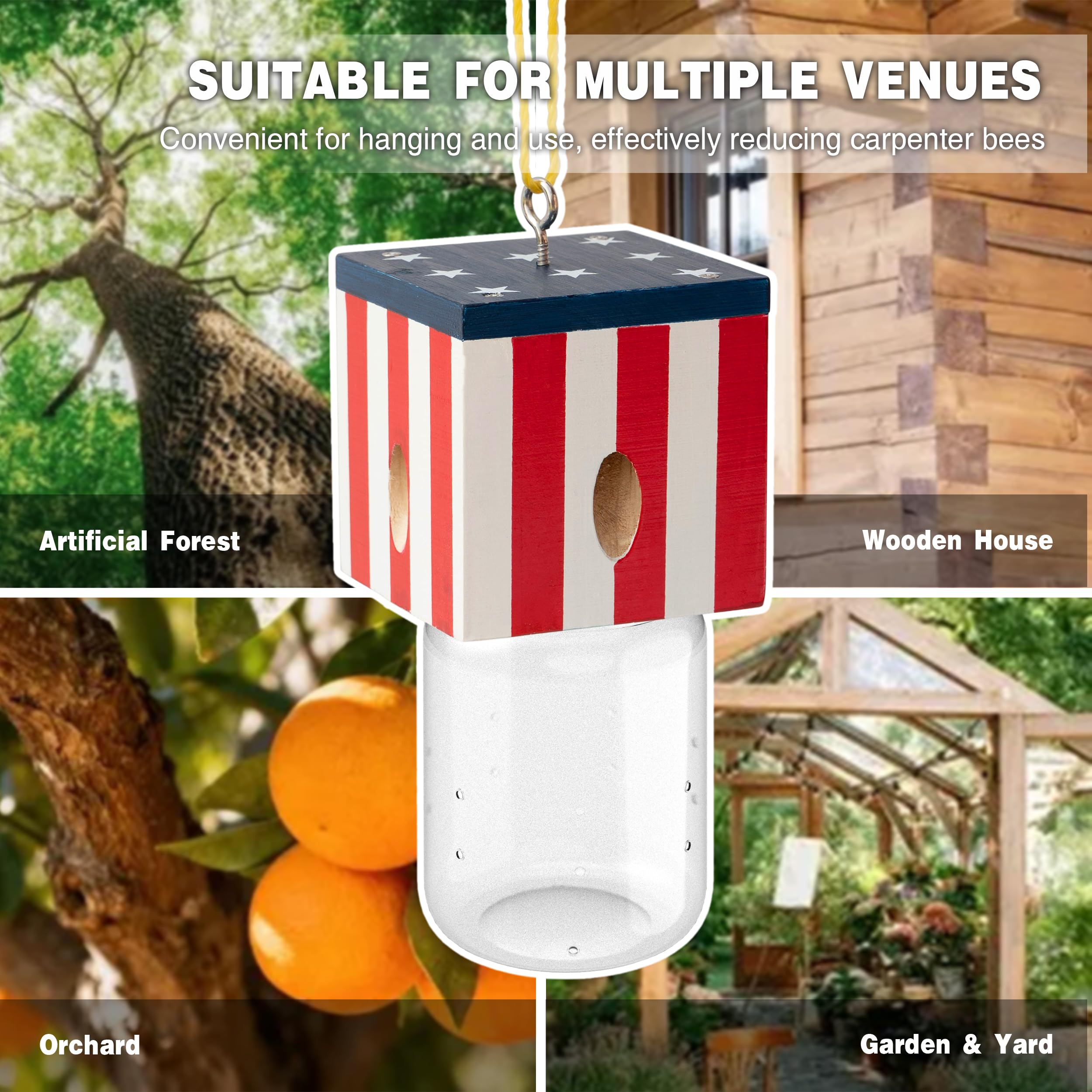 Best Bee Trap weather-resistant-trap keeps working in rain, sun, and wind.
