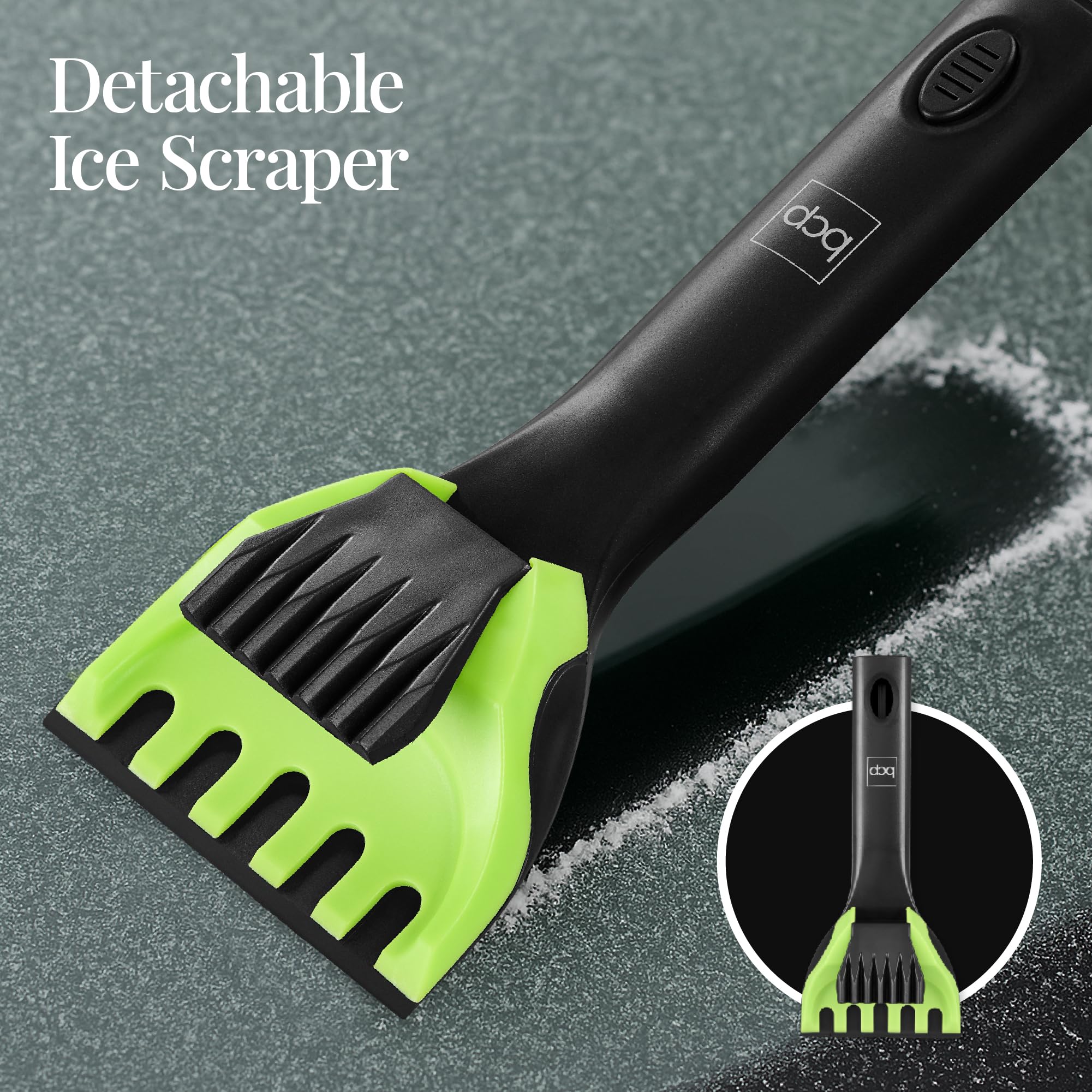 Best Choice Products 270-degree pivot snow brush for versatile angles.