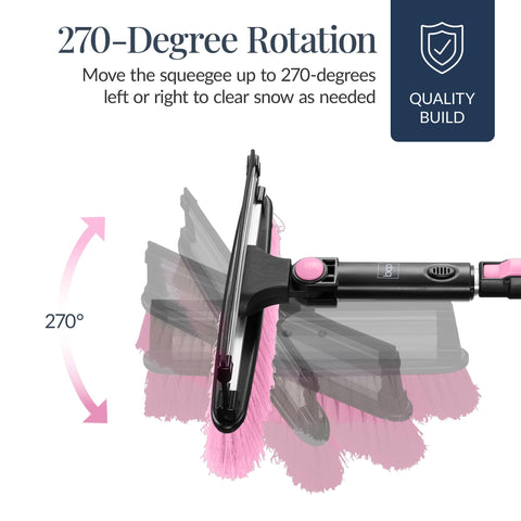 Best Choice Products durable wide-blade shovel clears packed snow efficiently.