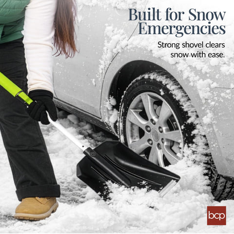 Best Choice Products ice scraper clears windshields quickly.