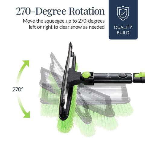 Best Choice Products shovel extends from 31 to 40 inches.