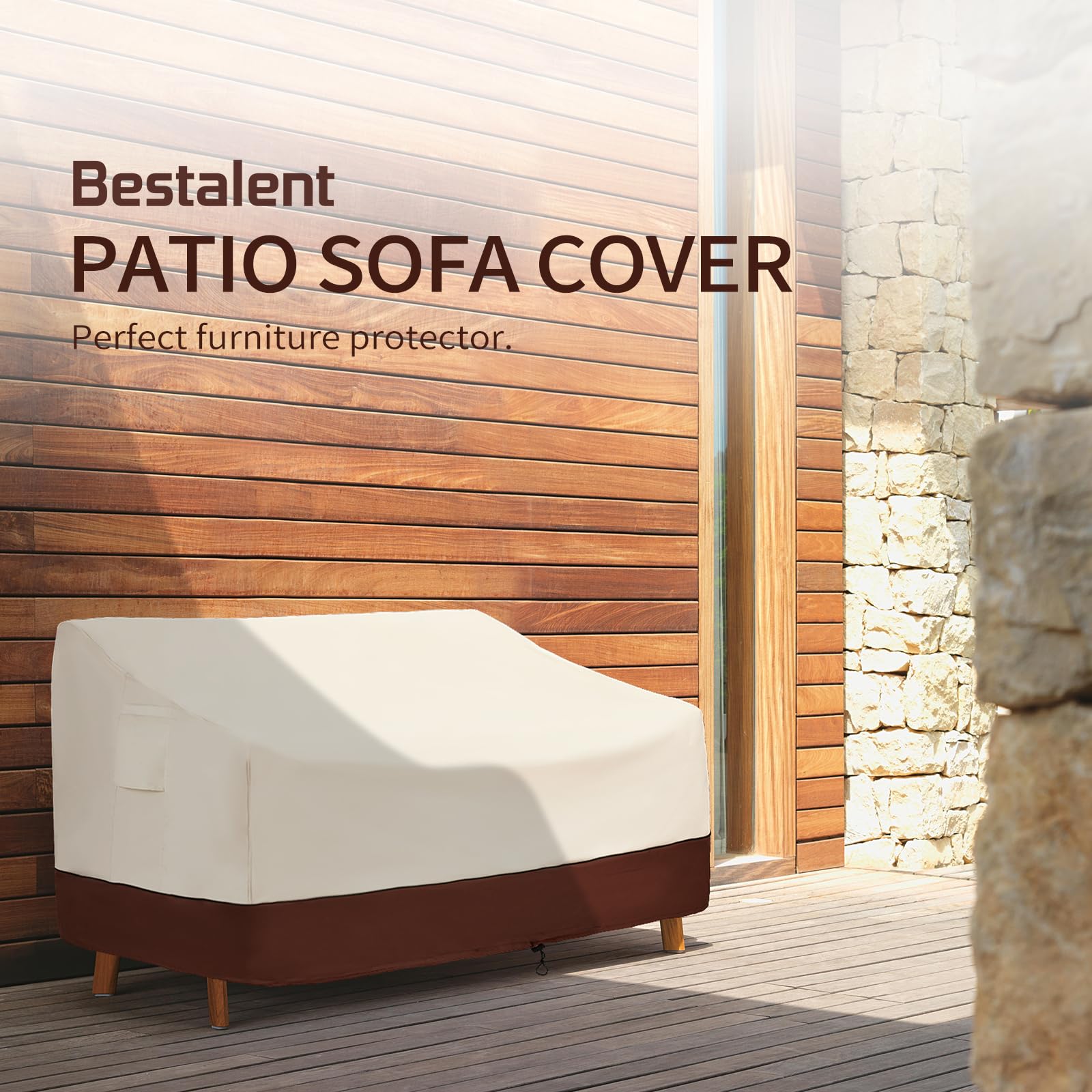 Bestalent all-year protection shields furniture from rain, snow, and sun.