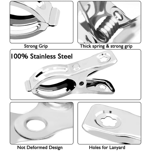 BESTEEL multi-use clip suitable for bags, clotheslines, and more