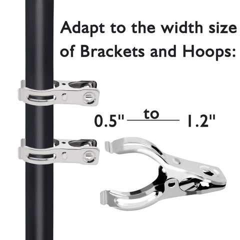 BESTEEL 40-piece pack ideal for fastening films and plant covers.