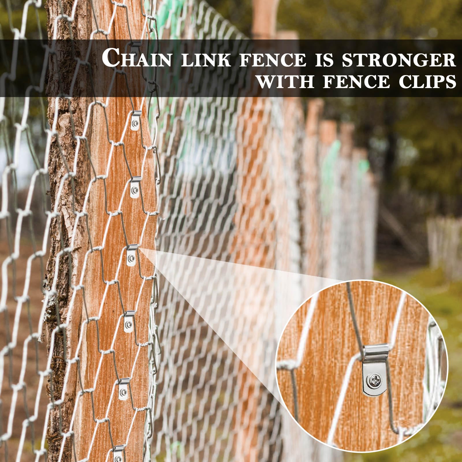 BESTEEL fence clips securing livestock fencing for safer pet containment.