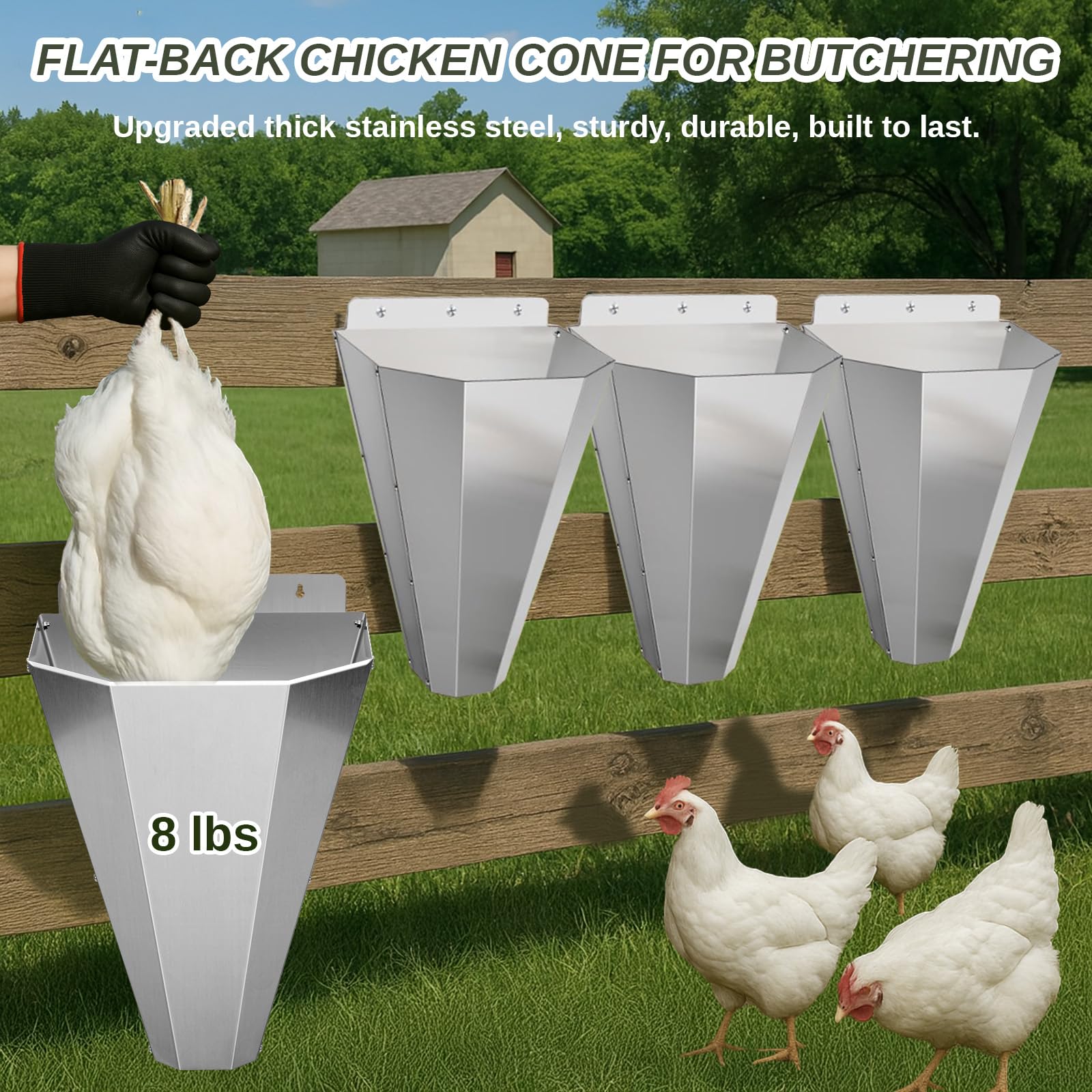 Bester flat-back design provides stable wall mounting for steady work.