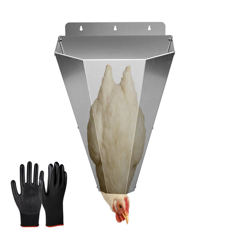 Bester medium chicken kill cone secures poultry during processing.