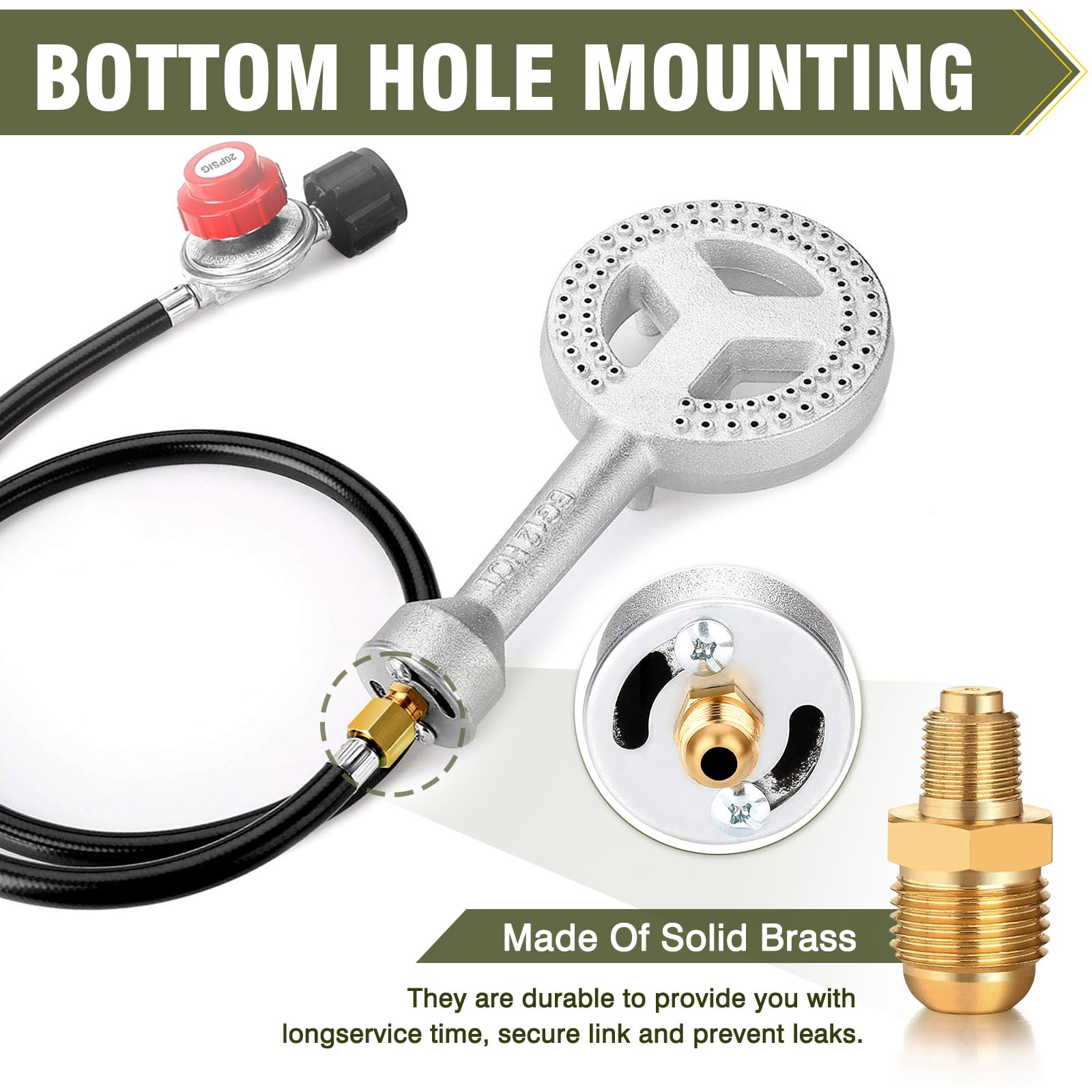 BESTFIRE air shutter component improving flame stability