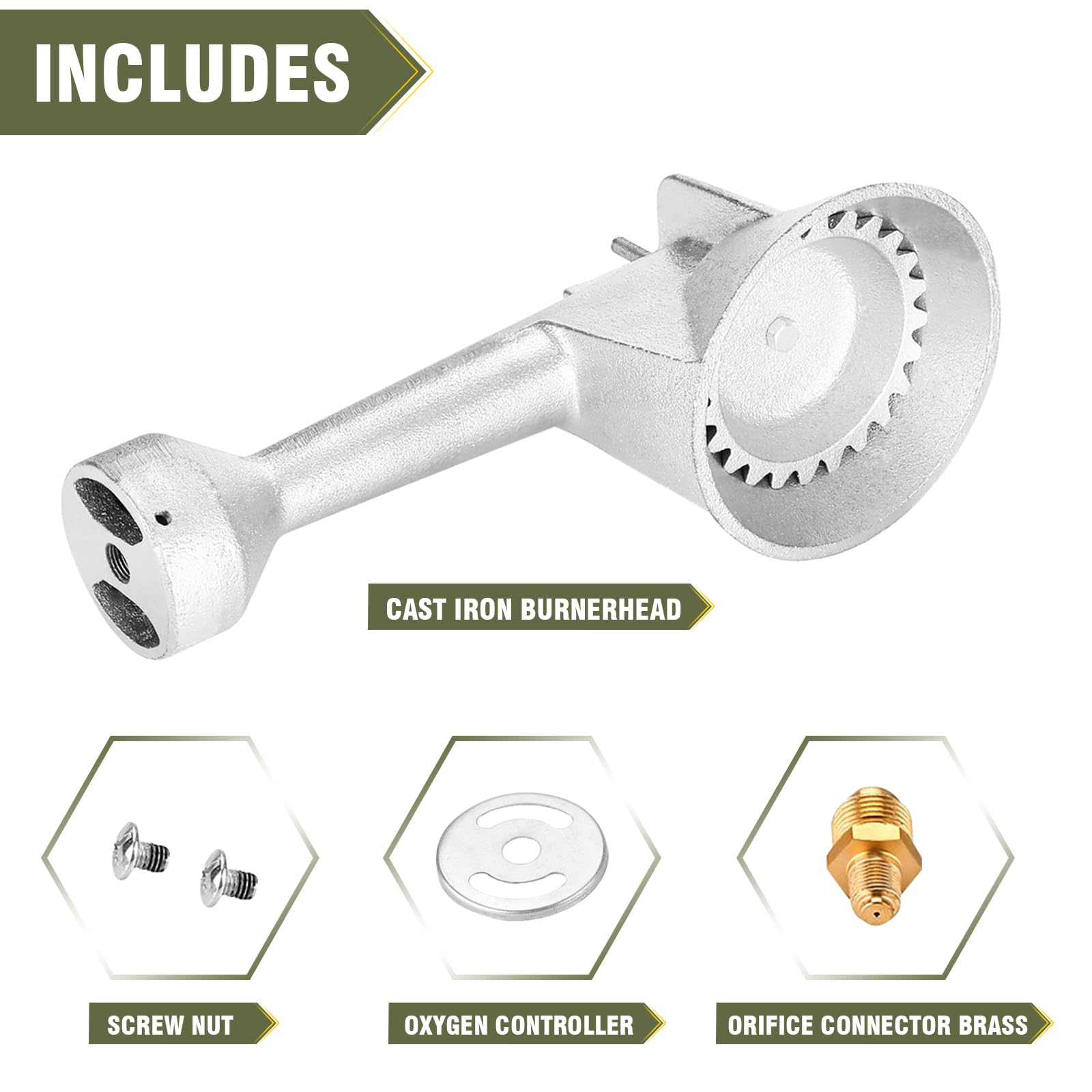 BestFire kit with regulator, hose, and accessories for a complete outdoor burner setup