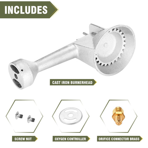 BestFire kit with regulator, hose, and accessories for a complete outdoor burner setup
