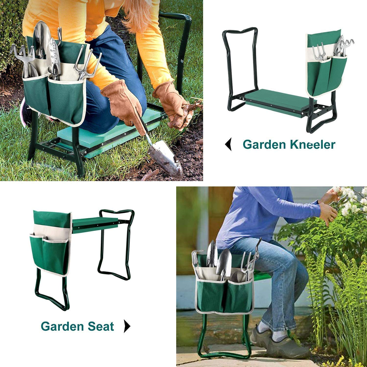 BESTHLS tool pouch keeps pruning shears and accessories within reach.